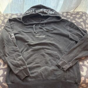 Call Her Daddy Charcoal Hoodie